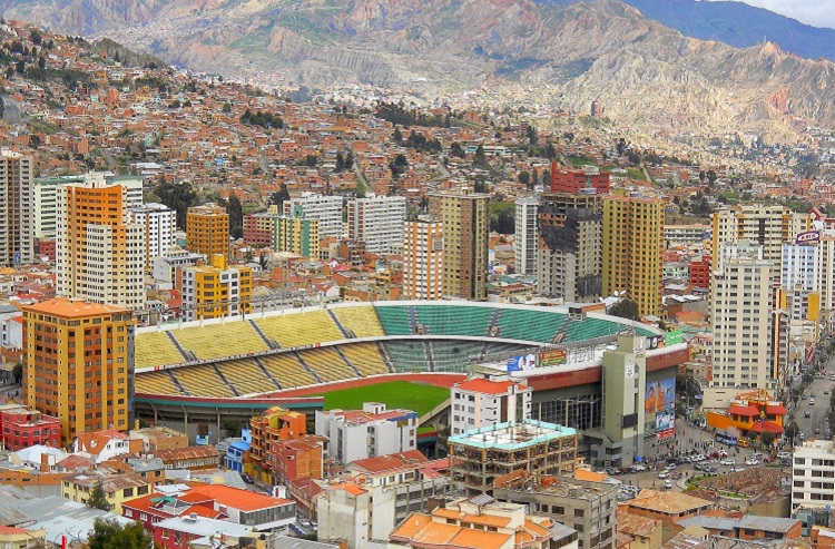view of la paz bolivia
