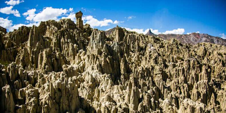 Valley of the moon in La Paz Bolivia