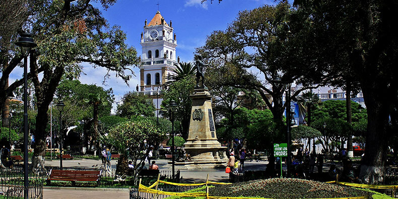 main plaza sucre bolivia
